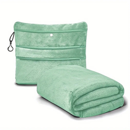 Portable Airplane Travel Blanket