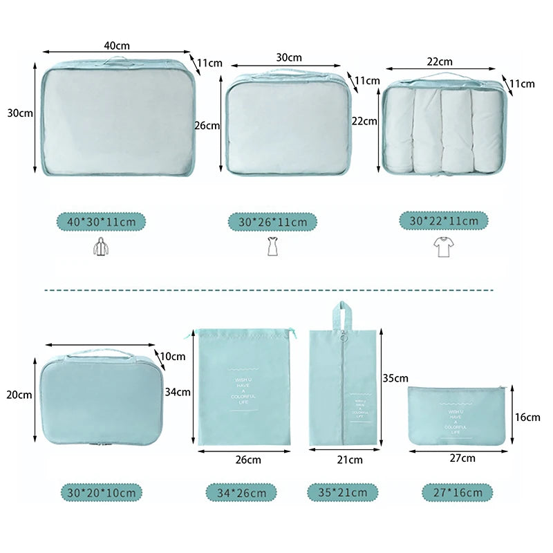 Suite case Organizer Set