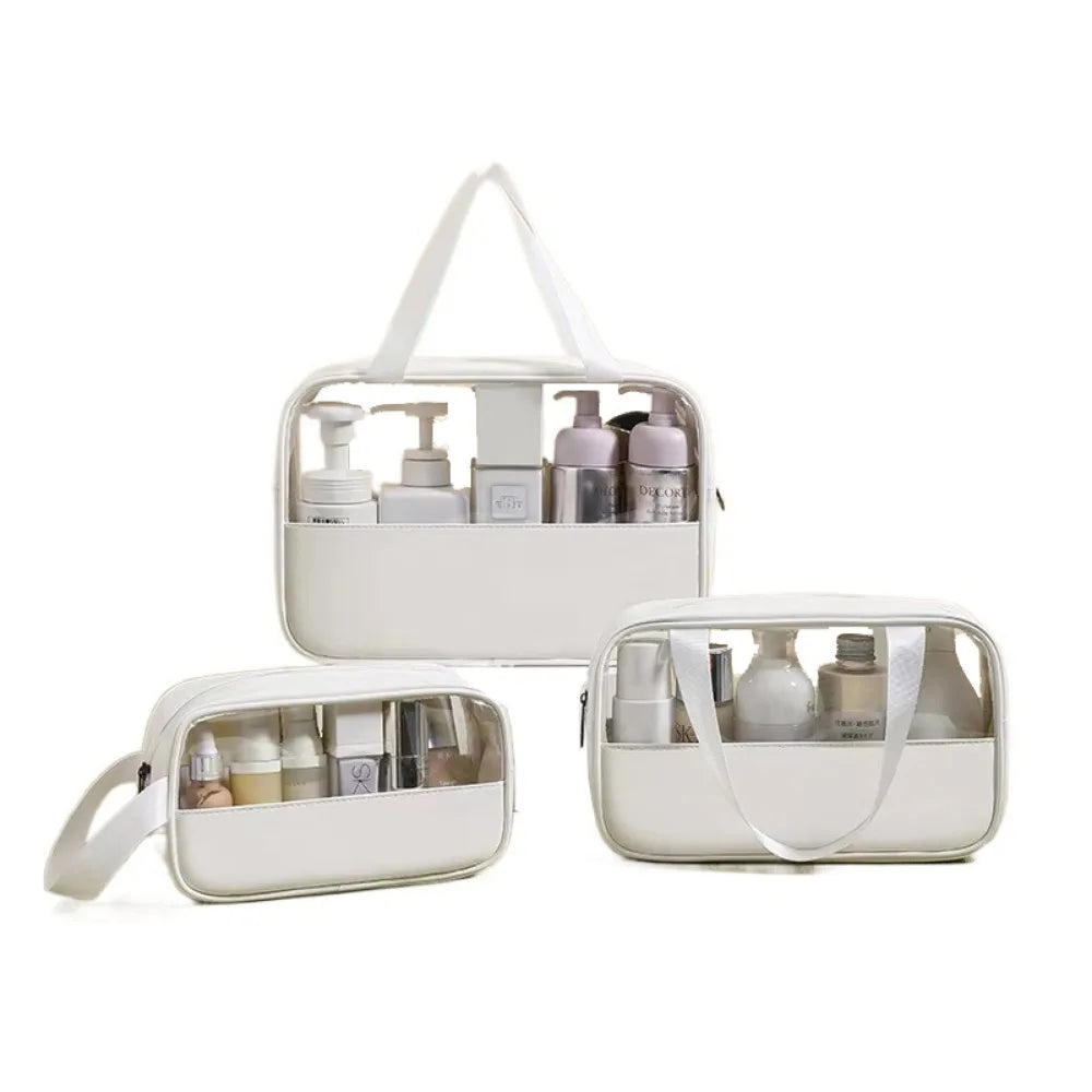 Transparent Skincare Travel Organizer