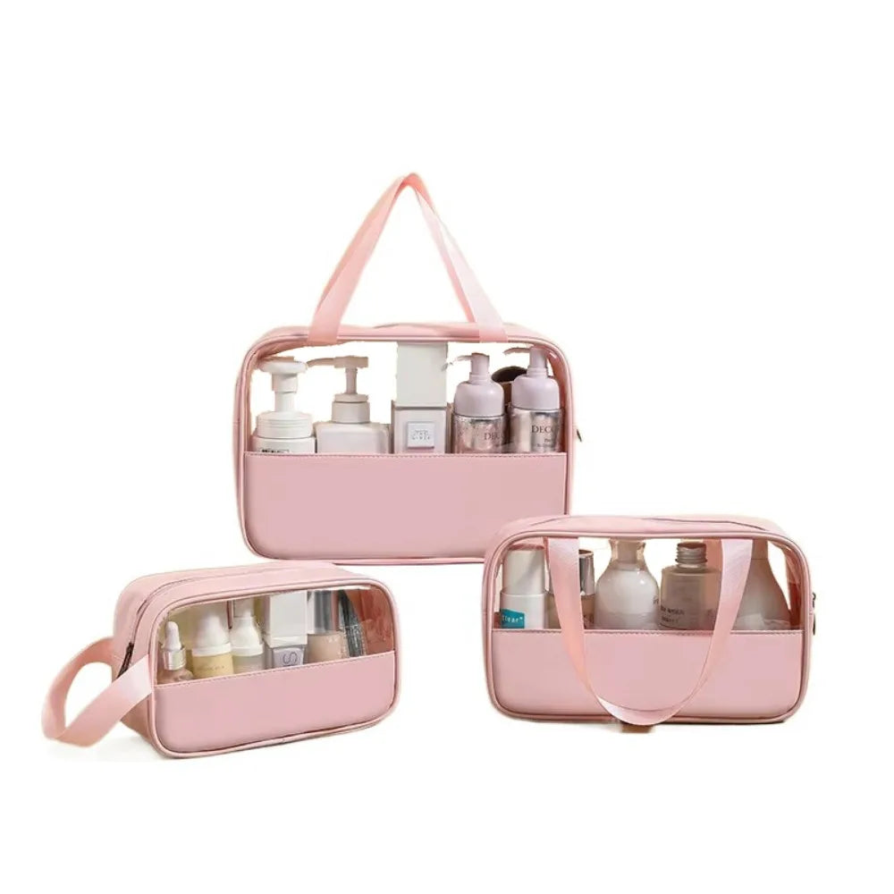 Transparent Skincare Travel Organizer