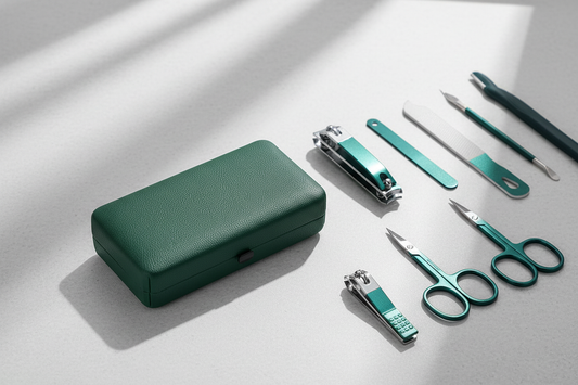 Complete Manicure Kit - Flat Lay met Tools