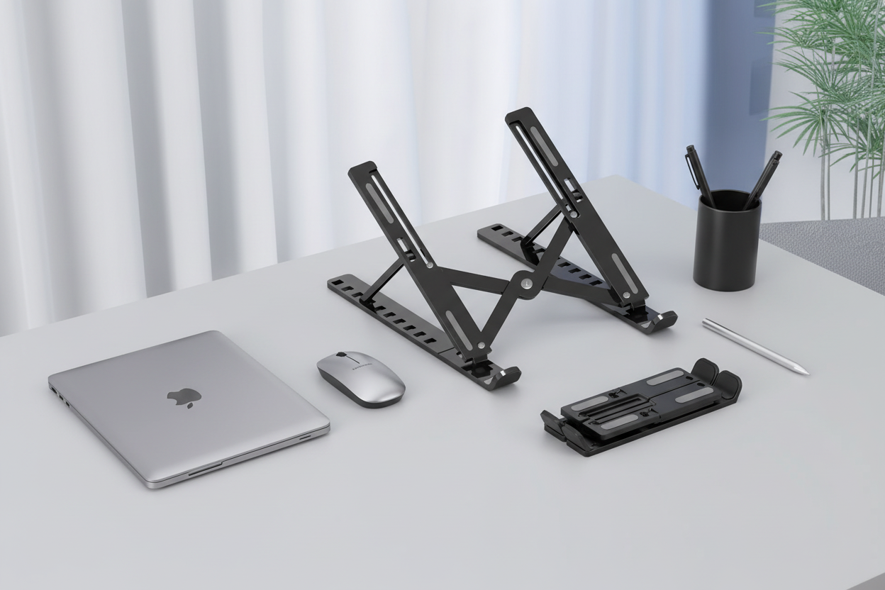 Laptop Stand Desktop - Flat Lay