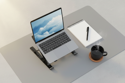 Laptop Stand Desktop - Overhead Flat Lay