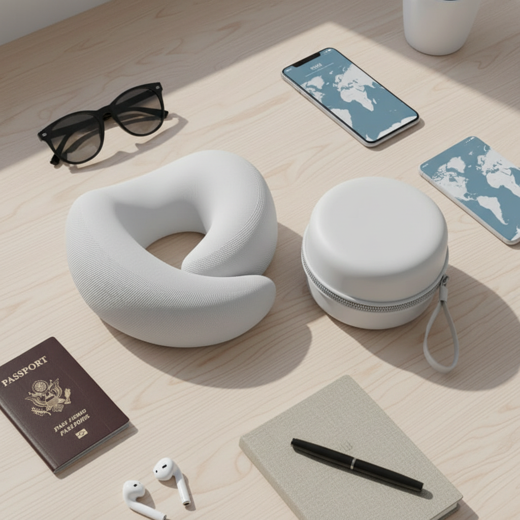 NeckEase - Travel Flat Lay